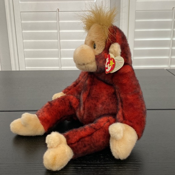 TY Beanie Buddy (Beanie Baby XL Friend!) “Schweetheart” the Monkey - 1999 - Picture 2 of 13